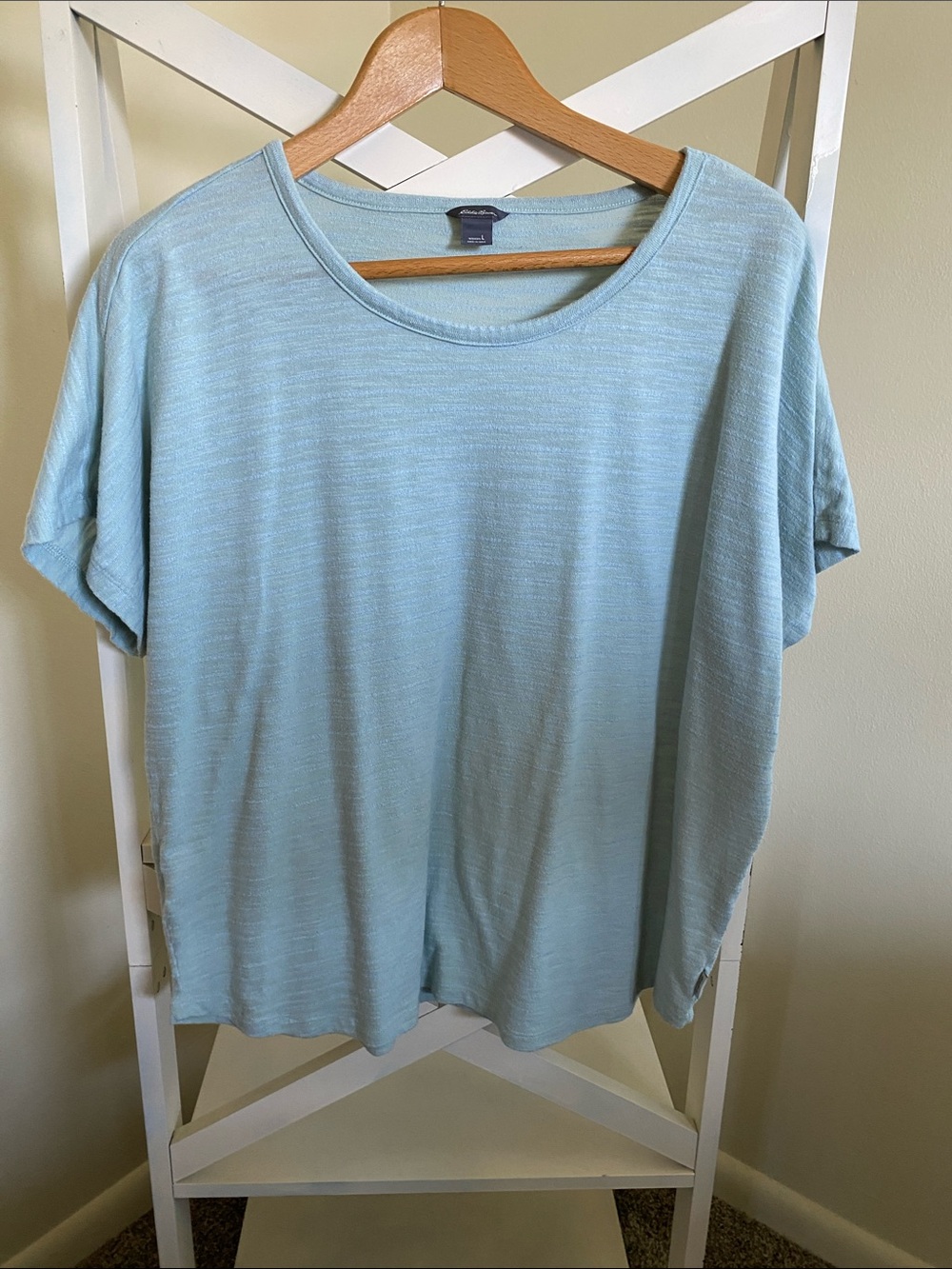Eddie Bauer Pale Blue Women's Tee